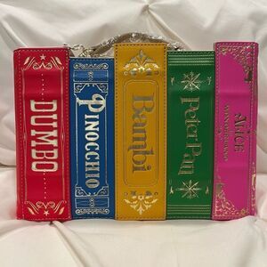 Loungefly X Stitch Shoppe Disney Classic Books Cosplay Crossbody Bag & Pin NWT